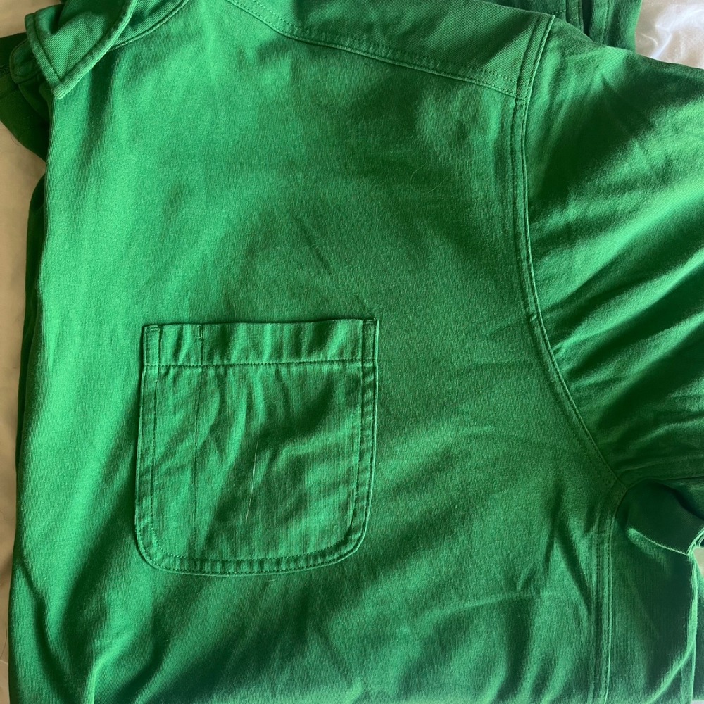 Duluth Trading Co Company Men's Green Polo Shirt Short Sleeve Big Tall 3XL